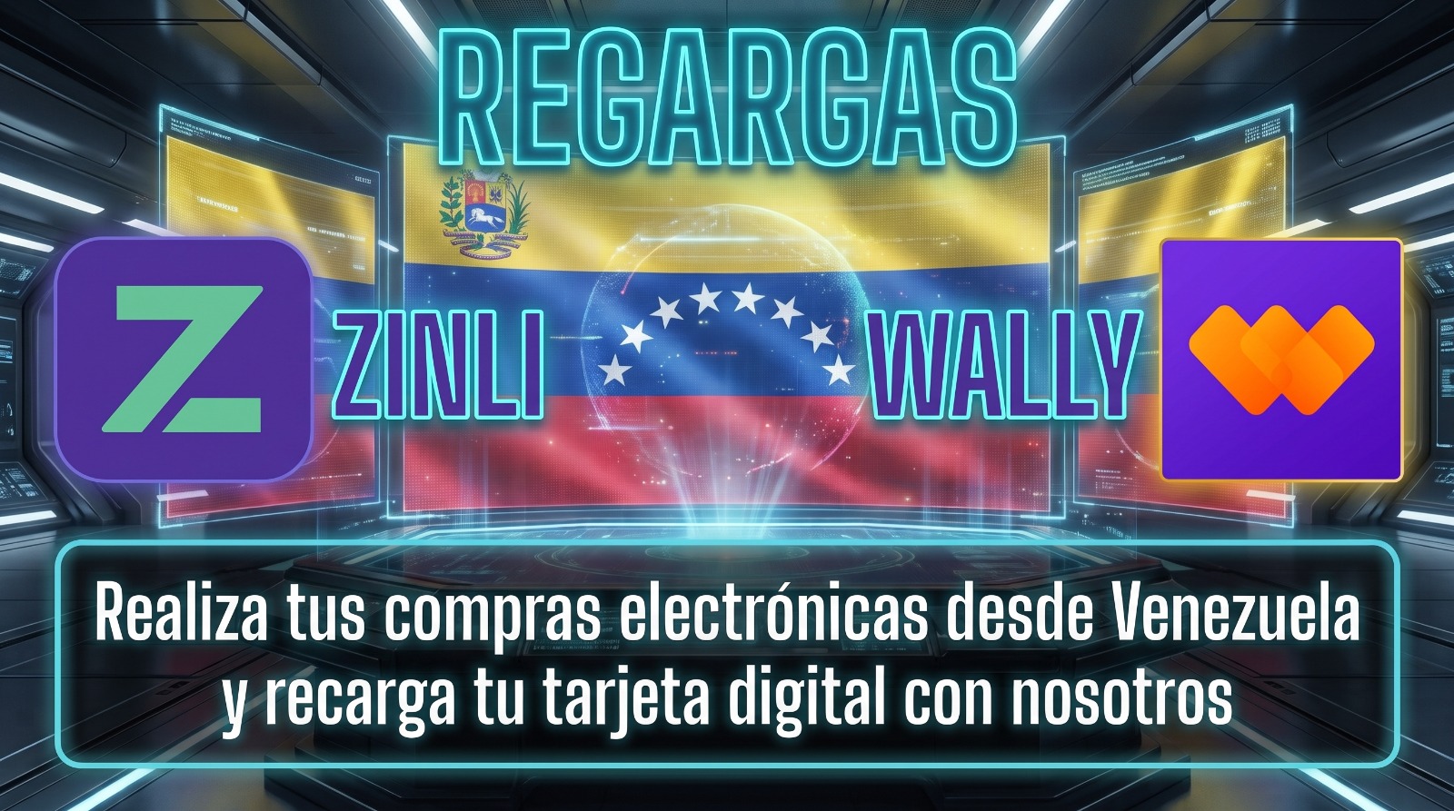 Recargas Zinli y Wally